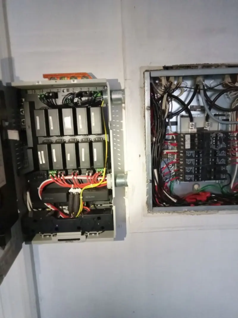 Electrical panel upgrade completed for Security Camera Wiring in Hobe Sound